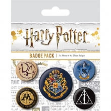 SMARTCIBLE BP80485 PACK DE CHAPAS HARRY POTTER HOGWARTS