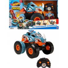 MATTEL HPK27 HOT WHEELS VEHICULO A CONTROL REMOTO MONSTER TRUCKS RHINOMITE 2 EN 1