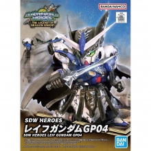 BANDAI 63704 MODEL KIT SDW HEROES LEIF GUNDAM GP04