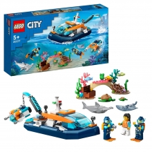 LEGO 60377 CITY BARCO DE EXPLORACION SUBMARINA