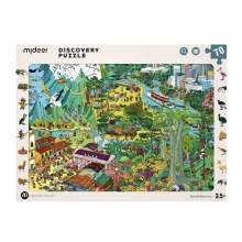 MIDEER MD3258 DISCOVERY PUZZLE BIG WORLD SMALL WORLD SOUTH AMERICA 70 PIEZAS