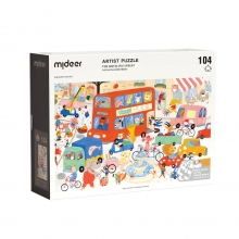 MIDEER MD3298 ARTIST PUZZLE THE HUSTLING STREET 104 PIEZAS