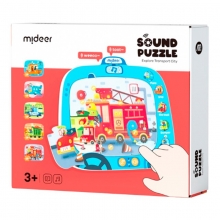 MIDEER MD3309 LEVEL UP SOUND PUZZLE EXPLORE TRANSPORT CITY