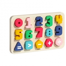 MIDEER MD3306 WOODEN PUZZLE LETS LEARN NUMBERS