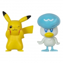JAZWARES 49746 POKEMON BATTLE PIKACHU Y COIFFETON