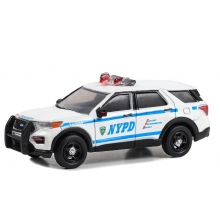 GREENLIGHT 42776 1:64 2020 FORD POLICE INTERCEPTOR UTILITY NEW YORK CITY POLICE DEPT ( NYPD ) WITH NYPD SQUAD NUMBE