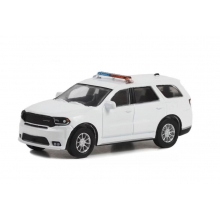 GREENLIGHT 43003POL 1:64 2022 DODGE DURANGO PURSUIT HOT PURSUIT SERIES, WHITE