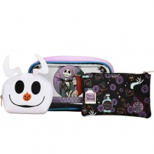 BIOWORLD THE NIGHTMARE BEFORE CHRISTMAS TRAVEL COSMETIC BAGS 3 PACK