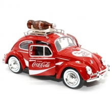 MOTORCITY 424066 1/24 1966 COCA COLA VOLKSWAGEN BATTLE WITH TOP RACK