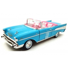 AUTOWORLD AWSS135 1:18 BARBIE 1957 CHEVY AQUA