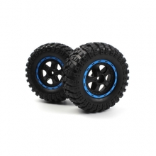 HPI 540184 BLACKZON SMYTER DESERT WHEELS TIRES ASSEMBLED ( BLACK BLUE 2