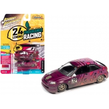 JOHNNY JLSP232B 1:64 1998 HONDA CIVIC ( 24 HRS OF LEMONS ) MAGENTA