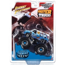 JOHNNY JLSP308 1:64 JOHNNY LIGHTNING MONSTER TRUCK - FROST BITE BLACK TIRE ED