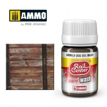 AMMO MIG JIMENEZ AMMOR2002 RAIL CENTER SOIL WASH ( 35 ML )