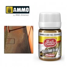 AMMO MIG JIMENEZ AMMOR2207 RAIL CENTER FUEL STAINING ( 35 ML )