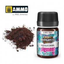 AMMO MIG JIMENEZ AMIG3060 PIGMENT CHOCOLATE BROWN