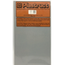 PLASTRUCT 91007 100 GRAY ABS PLAIN SHEETS ( 2 )