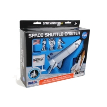 REALTOY 9107 NASA SPACE SHUTTLE ORBITER PLASTIC DIE CAST PLAYSET ( 6PC )