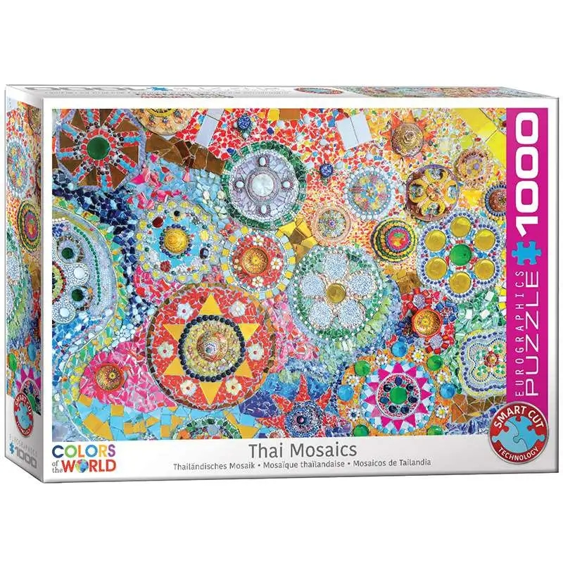 Eurographics Puzzle 1000 Pezzi Per Adulti E Bambini - The Pink Caddy (Cadillac Rosa), Dimensioni 48,9x67,6 Cm, Fatto In Cartone Riciclato
