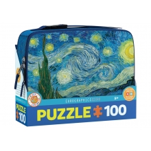 EUROGRAPHICS 9100-1204 STARRY NIGHT VAN GOGH PUZZLE IN A LUNCHBOX 100 PIEZAS