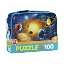 EUROGRAPHICS 9100-5486 SOLAR SYSTEM PUZZLE IN A LUNCH BOX 100 PIEZAS