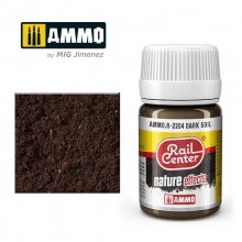 AMMO MIG JIMENEZ AMMOR2204 RAIL CENTER DARK SOIL ( 35 ML )