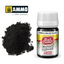 AMMO MIG JIMENEZ AMMOR2300 RAIL CENTER SOOT BLACK ( 35 ML )