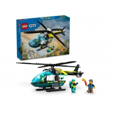 LEGO 60405 CITY HELICOPTERO DE RESCATE PARA EMERGENCIAS