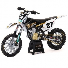 NEWRAY 58403 1:12 ROCKSTAR HUSQVARNA TEAM BIKE ( MALCOLM STEWART 27 )