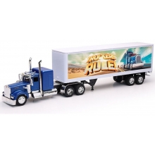 NEWRAY 12383 1:32 KENWORTH CUSTOM W900 W DRY VAN TRAILER