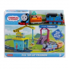 MATTEL HDY58 THOMAS & FRIENDS PISTA CARLY Y SANDY CON THOMAS MOTORIZADO