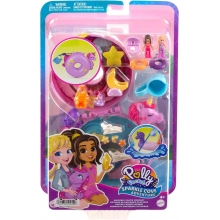 MATTEL HKV34 POLLY POCKET SET DE JUEGO COMPACTO FLOTADOR DE UNICORNIO