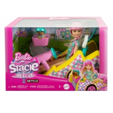 MATTEL HRM08 BARBIE VEHICULO PARA MUECAS STACIE AL RESCATE GO KART