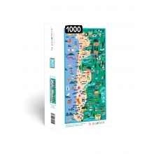 LAPUZZLERA C5CHLPM010 PUZZLE MAPA MATANZAS PUERTECILLO PICHILEMU 1000 PIEZAS