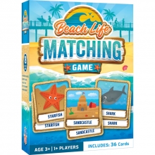 MASTERPIECES 42305 BEACH LIFE MATCHING GAME