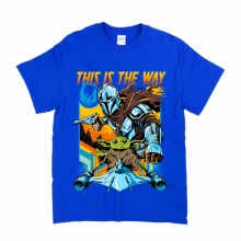 AGUANTE STAR WARS BABY YODA MANDALORIAN AZUL TALLA S 8