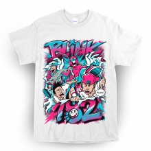 AGUANTE BLINK 182 BLANCA TALLA S