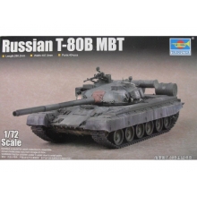 TRUMPETER 07144 1:72 RUSSIAN T 80B MBT