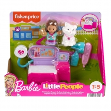 MATTEL HPP87 BARBIE VETERINARIAN PLAYSET BY LITTLE PEOPLE