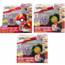 JAZWARES PKW2724 POKEMON ATAQUE SORPRESA Y POKEBOLA