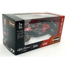 BURAGO 38085 1:43 RACE ALFA ROMEO F1 TEAM ORLEN C43 ( 2023 ) BOTTAS 77