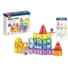 MEGATOYS HD114A MAGNETIC BLOCK 123 PCS