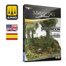 AMMO MIG JIMENEZ AMIG6254 MODELLING SCHOOL COMO USAR LA VEGETACION EN TUS DIORAMAS BILINGUE