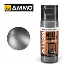 AMMO MIG JIMENEZ ATOM20167 ATOM METALLIC GRIS CAON