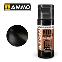 AMMO MIG JIMENEZ ATOM20168 ATOM METALLIC NEGRO METALIZADO
