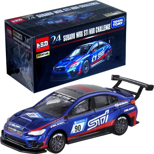 Tomica Premium No.24 Subaru WRX STI NBR Challenge main image 1