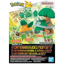 BANDAI 2730257 POKEMON SERIES TORTERRA EVOLUTION SET ( SNAP )