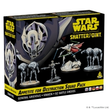 ATOMIC MASS GAMES SWP05 STAR WARS SHATTERPOINT HAMBRE DE DESTRUCCION PACK DE ESCUADRON GENERAL GRIEVOUS