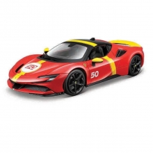 BURAGO 16021 1:18 FERRARI R & P SF90 STRADALE ASSETTO FIORANO RED 50