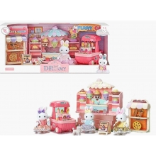 MEGATOYS 6692 SWEET STORE RABBIT FAMILY